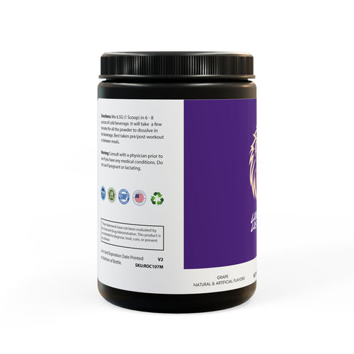 ALPHA RECOVERY - BCAA Supplement, Grape (325g, 11.46oz, 50 servings)