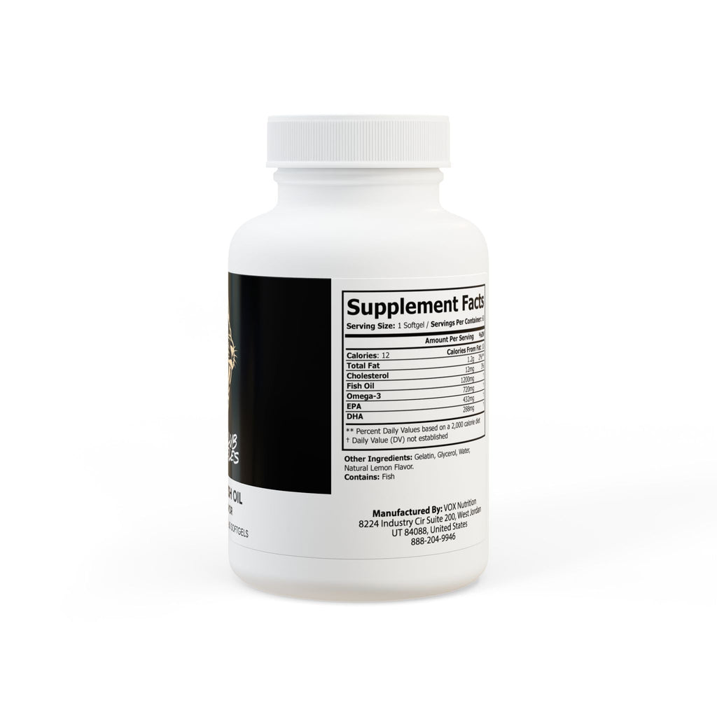 REIGN - Omega 3 Fish Oil Supplement (60 Softgels)