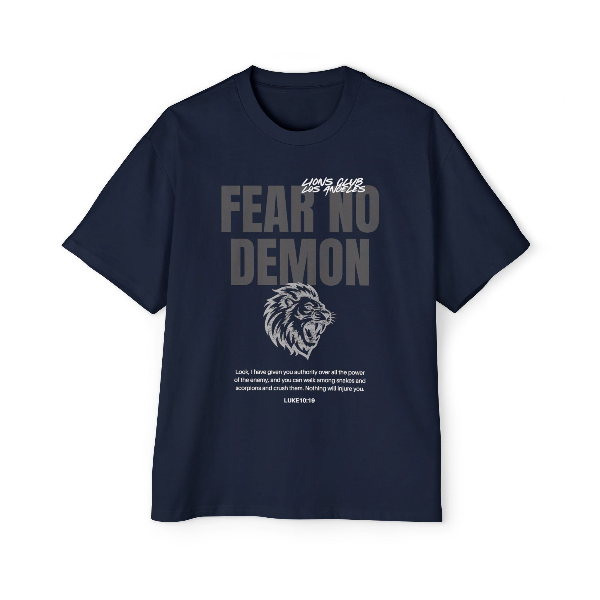 FEAR NO DEMON - OVERSIZE GYM SHIRT