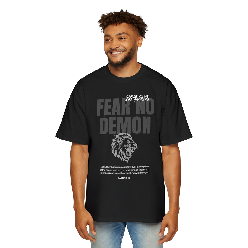 FEAR NO DEMON - OVERSIZE GYM SHIRT